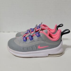 Nike Air Toddler Sneakers Size 7C Gray Pink Athletic Running Shoes